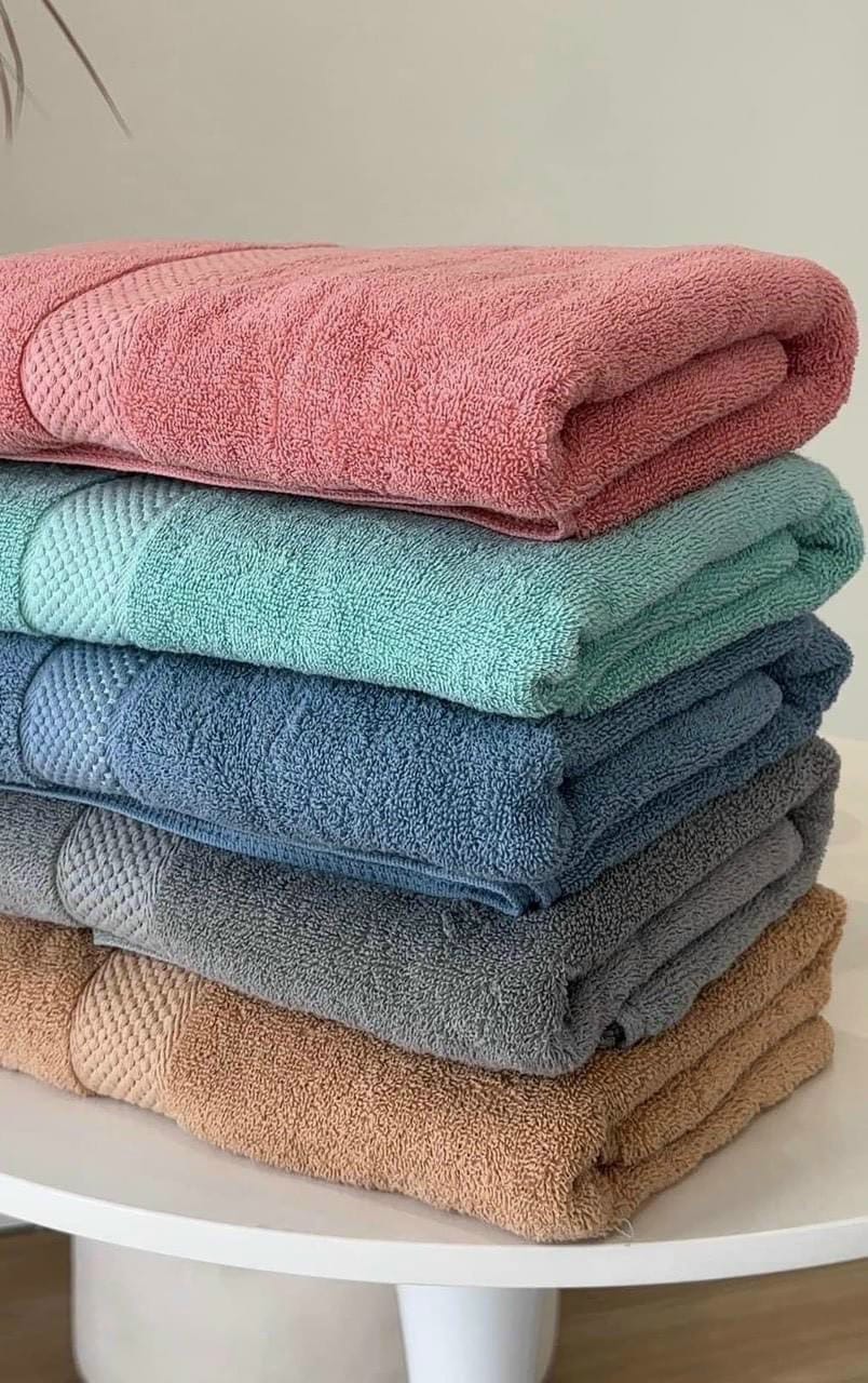 Khăn cotton màu